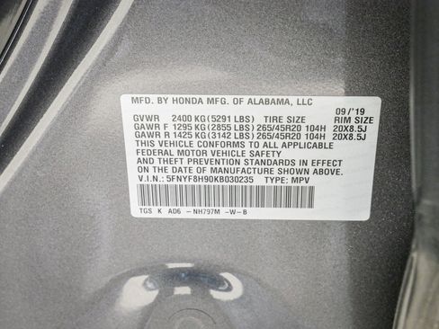 Used 2019 Honda Passport Touring image 35