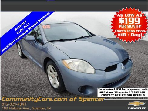 Used 2008 Mitsubishi Eclipse GS FWD image 1