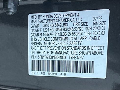 Used 2022 Honda Pilot Touring image 36