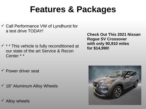 Used 2021 Nissan Rogue SV AWD/4WD image 4