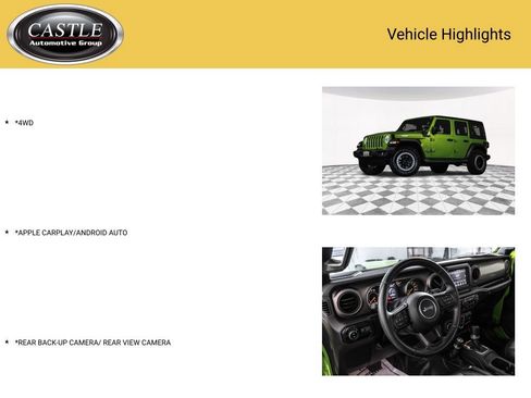 Used 2019 Jeep Wrangler Unlimited Sport AWD/4WD image 3