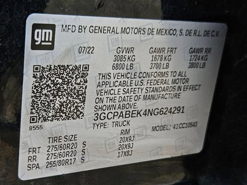 Used 2022 Chevrolet Silverado 1500 Custom RWD image 20