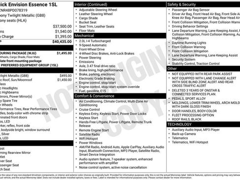 Used 2023 Buick Envision Essence w/ Sport Touring Package image 17