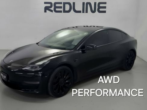 Used 2021 Tesla Model 3 Performance AWD/4WD image 1