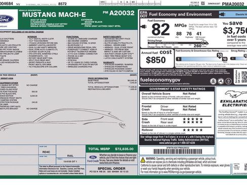 Used 2023 Ford Mustang Mach-E GT w/ GT Performance Edition AWD/4WD image 13