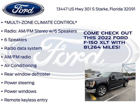 Used 2022 Ford F150 XLT w/ Equipment Group 302A High image 14