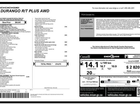 Used 2022 Dodge Durango R/T image 3