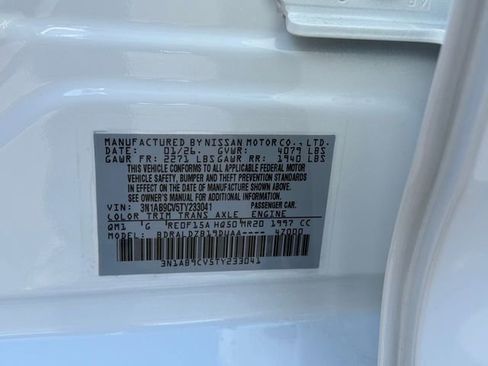 New 2026 Nissan Sentra SV w/ Floor Mat Package FWD image 29
