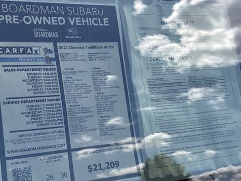 Used 2022 Chevrolet TrailBlazer ACTIV AWD/4WD image 25