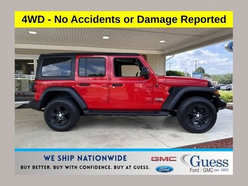 Used 2019 Jeep Wrangler Unlimited Sport S AWD/4WD image 1