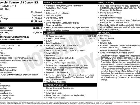 Used 2021 Chevrolet Camaro LT w/ Redline Edition RWD image 26