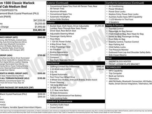 Used 2023 RAM 1500 Classic Warlock w/ Electronics Group AWD/4WD image 31