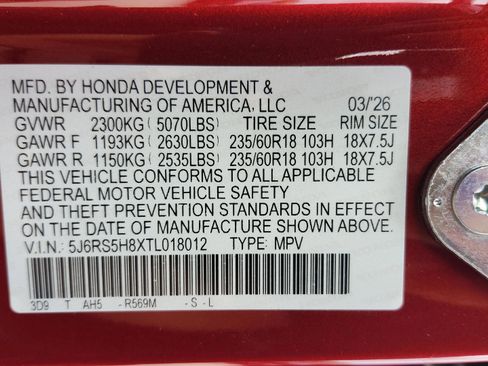 New 2026 Honda CR-V Sport-L image 26