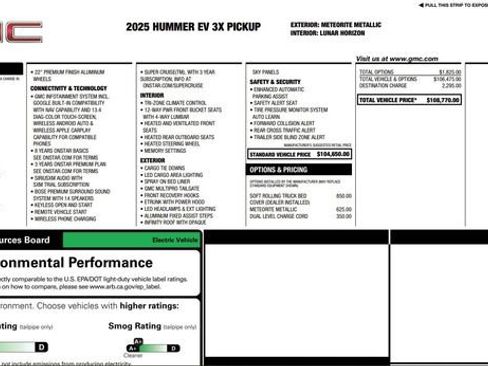 Used 2025 GMC Hummer EV 3X AWD/4WD image 2