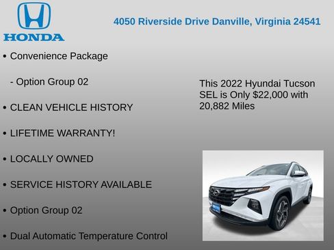 Used 2022 Hyundai Tucson SEL w/ Convenience Package image 7