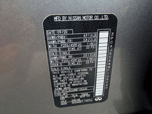 Used 2021 INFINITI QX50 Sensory FWD image 32