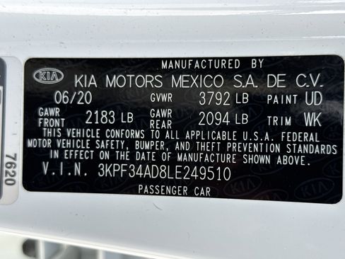 Used 2020 Kia Forte GT-Line w/ GT-Line Premium Package image 32