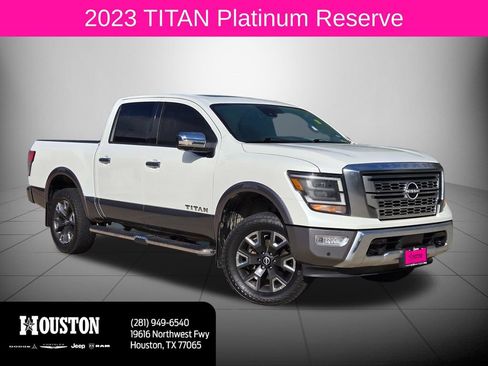 Used 2023 Nissan Titan Platinum Reserve w/ Moonroof Package AWD/4WD image 1