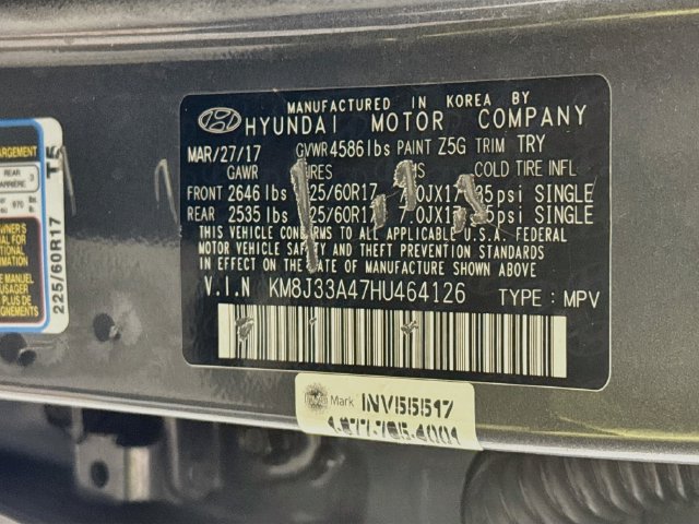 Used 2017 Hyundai Tucson SE w/ SE Popular Package 02 FWD image 36