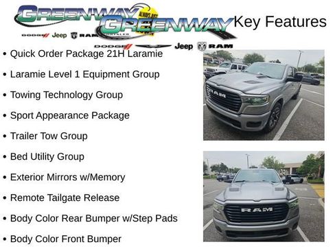 Used 2025 RAM 1500 Laramie w/ Sport Appearance Package AWD/4WD image 7