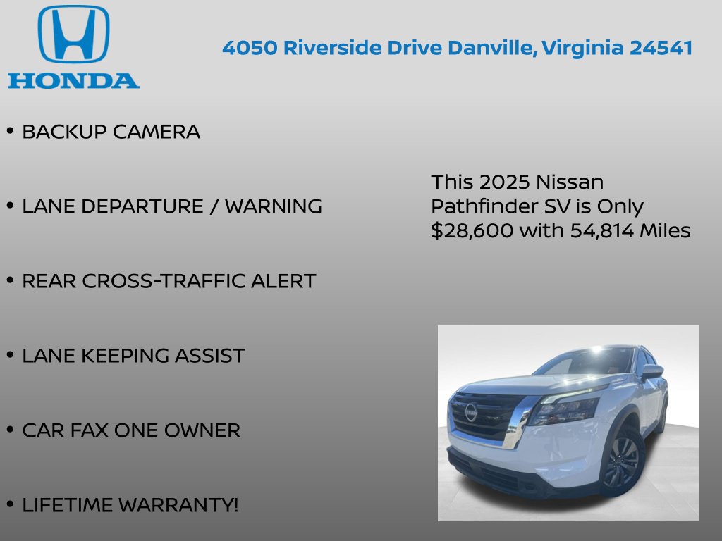 Used 2025 Nissan Pathfinder SV AWD/4WD image 12