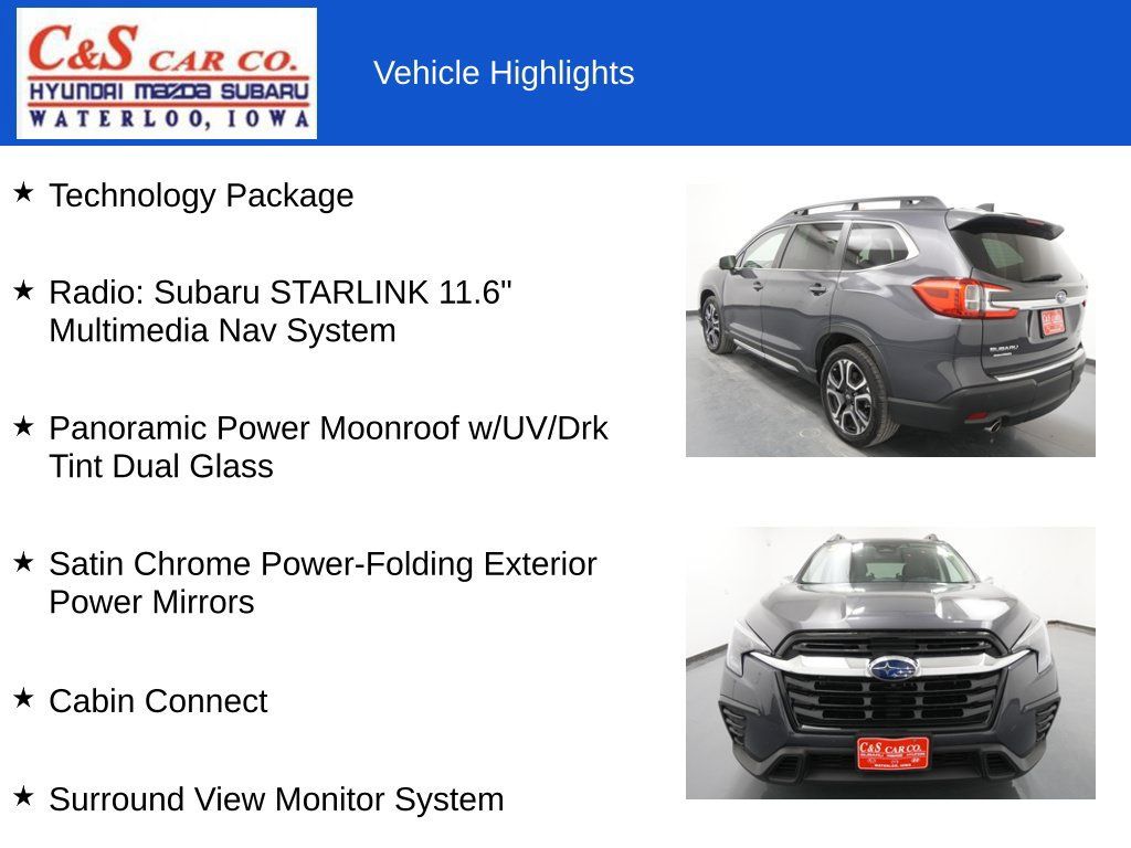 Used 2023 Subaru Ascent Limited w/ Technology Package AWD/4WD image 7