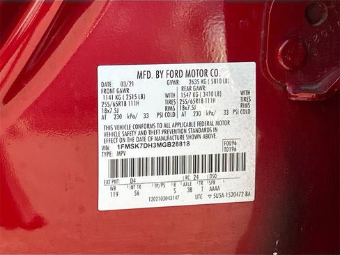 Used 2021 Ford Explorer XLT w/ Equipment Group 202A image 33