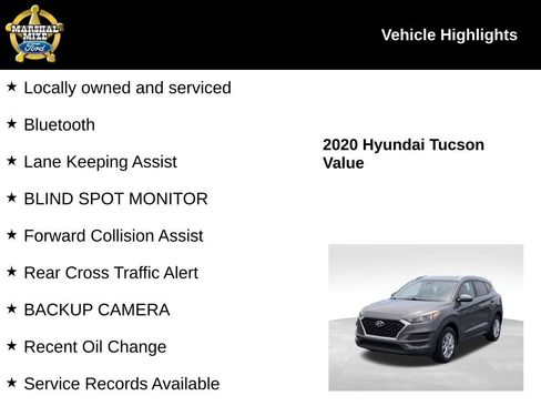 Used 2020 Hyundai Tucson Value FWD image 2