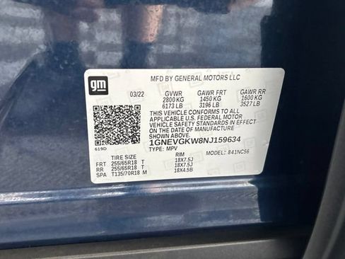 Used 2022 Chevrolet Traverse LT AWD/4WD image 19
