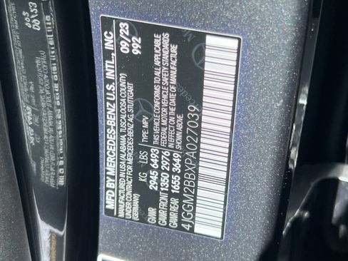 Used 2023 Mercedes-Benz EQE 350+ SUV w/ AMG Line Exterior Package image 29