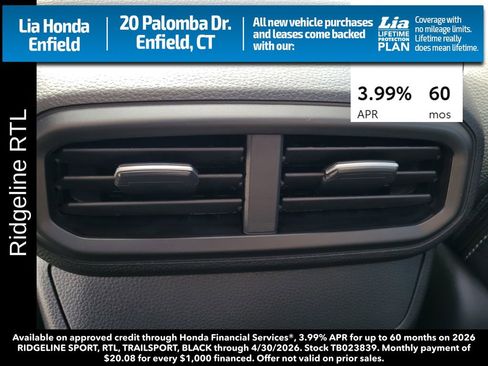 New 2026 Honda Ridgeline RTL image 30