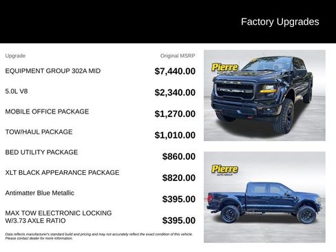 Used 2025 Ford F150 XLT w/ Equipment Group 302A MID AWD/4WD image 13