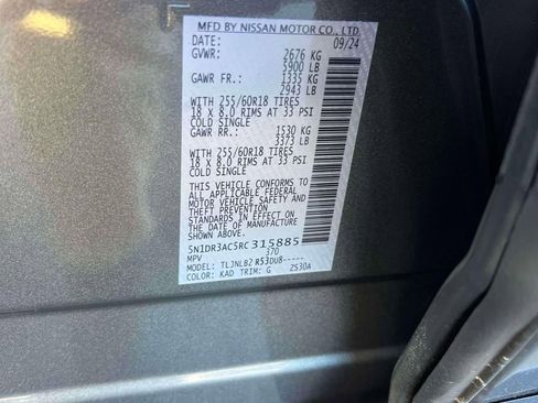 Certified 2024 Nissan Pathfinder S w/ Cargo Package image 19