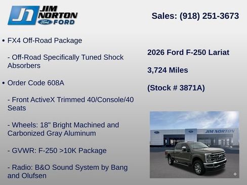 Used 2026 Ford F250 Lariat w/ Chrome Package AWD/4WD image 21