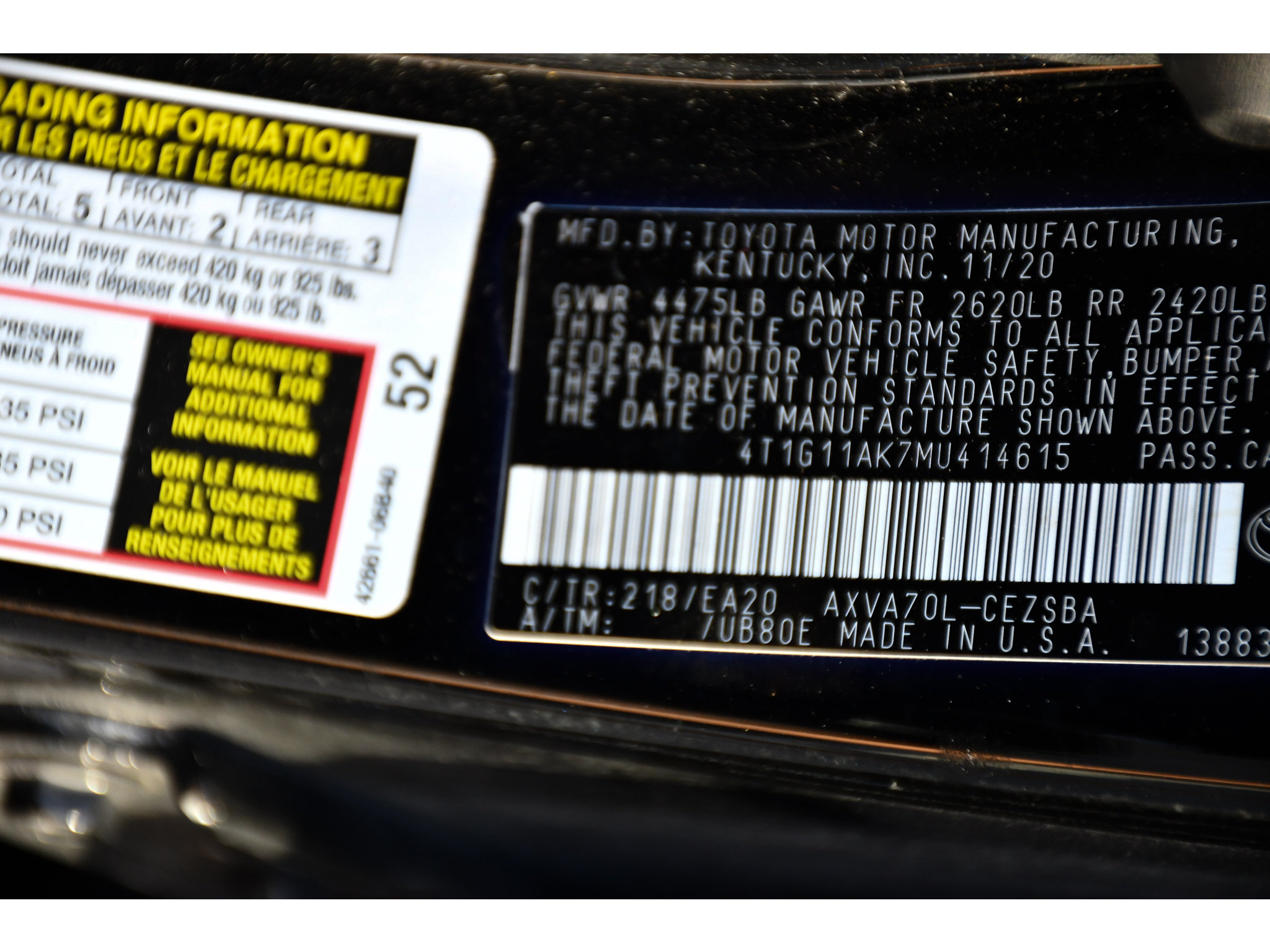 Used 2021 Toyota Camry SE FWD image 21