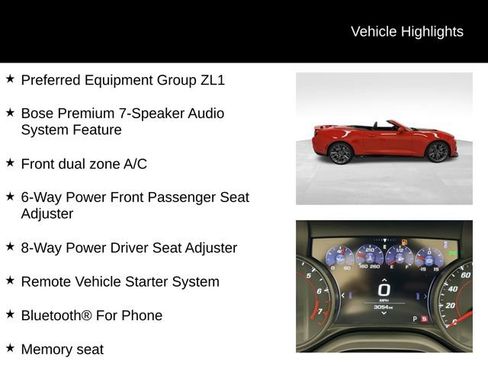 Certified 2023 Chevrolet Camaro ZL1 RWD image 16