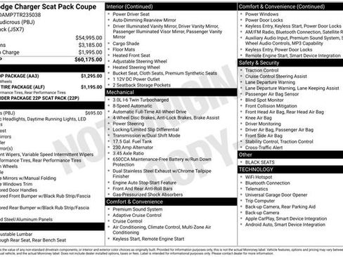 New 2026 Dodge Charger Scat Pack w/ Blacktop Package AWD/4WD image 33