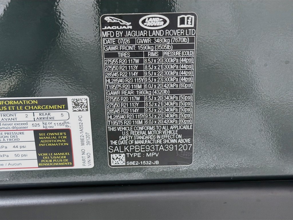 New 2026 Land Rover Range Rover Long Wheelbase SE AWD/4WD image 34