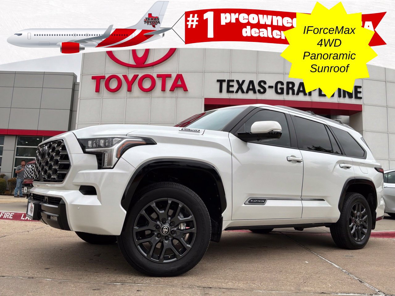 Used 2025 Toyota Sequoia Platinum AWD/4WD image 1