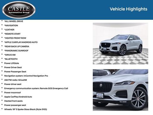 Used 2021 Jaguar F-PACE S AWD/4WD image 3