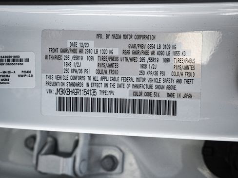 Used 2024 MAZDA CX-90 Plug-In Hybrid w/ Preferred image 36