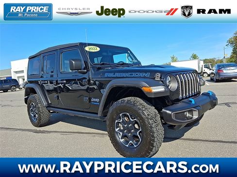 Used 2022 Jeep Wrangler Unlimited Rubicon 4xe w/ Cold Weather Group image 1