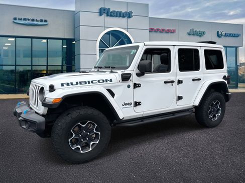 Used 2023 Jeep Wrangler Unlimited Rubicon 4xe w/ Cold Weather Group image 4