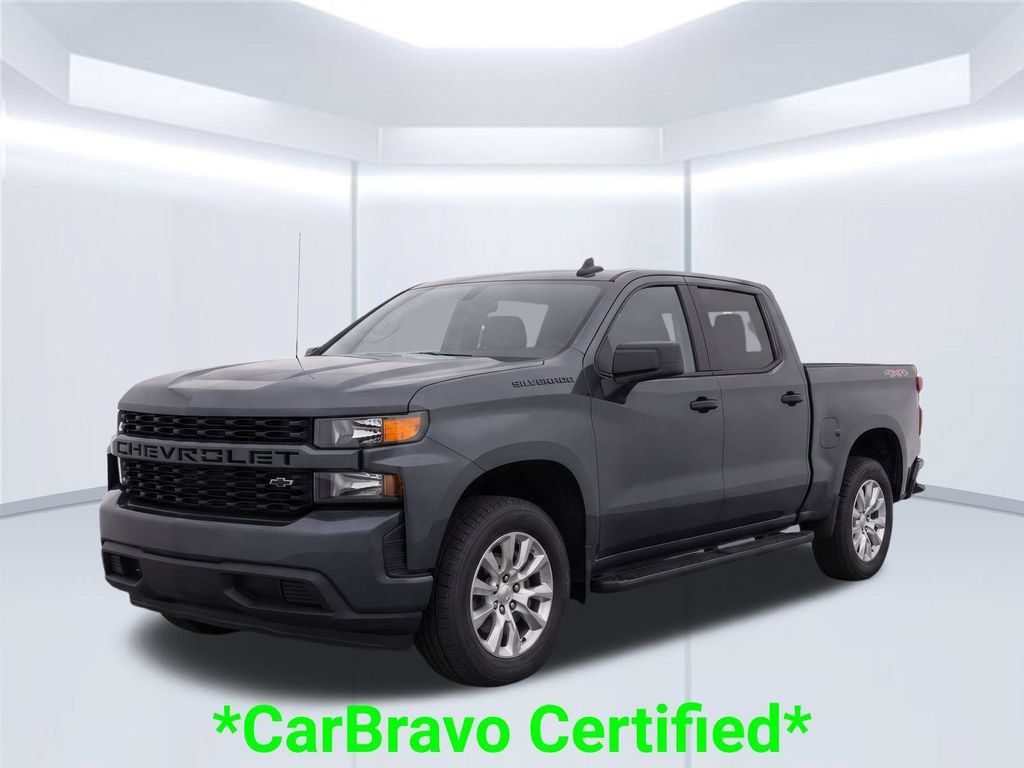 Used 2021 Chevrolet Silverado 1500 Custom w/ LPO, Dark Essentials Package AWD/4WD image 2