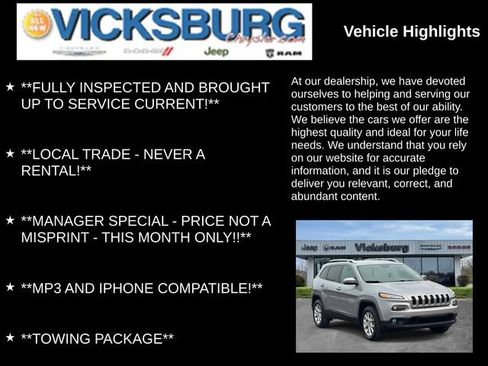 Used 2016 Jeep Cherokee Latitude w/ Cold Weather Group AWD/4WD image 13