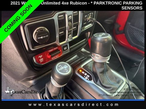 Used 2021 Jeep Wrangler Unlimited Rubicon 4xe w/ Dual Top Group AWD/4WD image 8