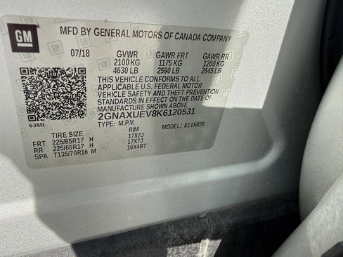 Used 2019 Chevrolet Equinox LT AWD/4WD image 15