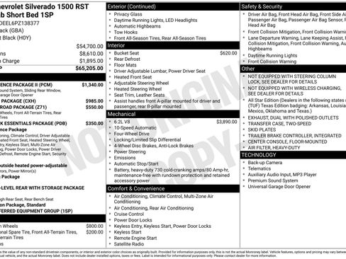 Used 2023 Chevrolet Silverado 1500 RST w/ Convenience Package II image 3