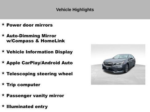 Used 2018 Subaru Legacy 2.5i Premium AWD/4WD image 53