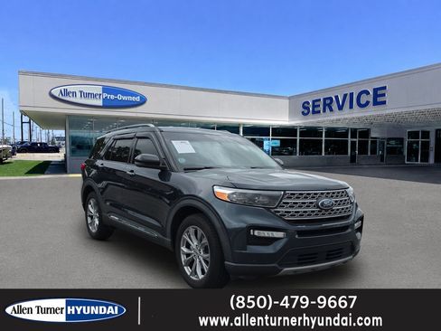Used 2022 Ford Explorer Limited w/ Equipment Group 301A RWD image 1
